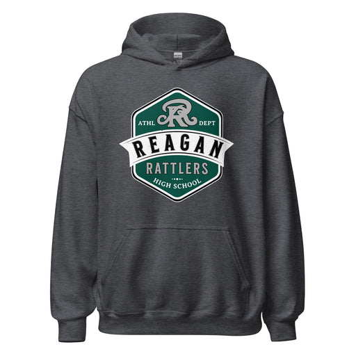 Reagan High School Rattlers Dark Grey Classic Unisex Hoodie 209