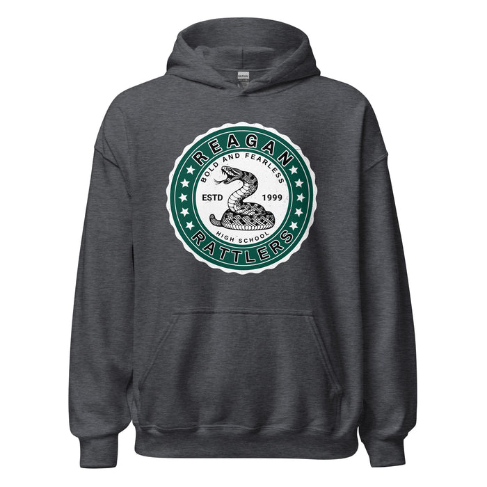 Reagan High School Rattlers Dark Grey Classic Unisex Hoodie 216