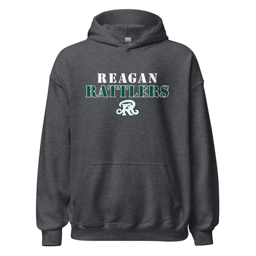 Reagan High School Rattlers Dark Grey Classic Unisex Hoodie 222