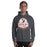 Man wearing Round Rock High School Dragons Dark Grey Classic Unisex Hoodie 219