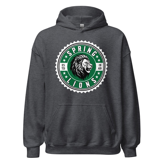 Spring High School Lions Dark Grey Classic Unisex Hoodie 203