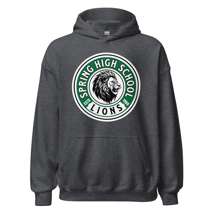 Spring High School Lions Dark Grey Classic Unisex Hoodie 220