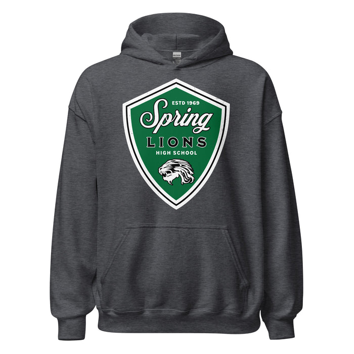 Spring High School Lions Dark Grey Classic Unisex Hoodie 225