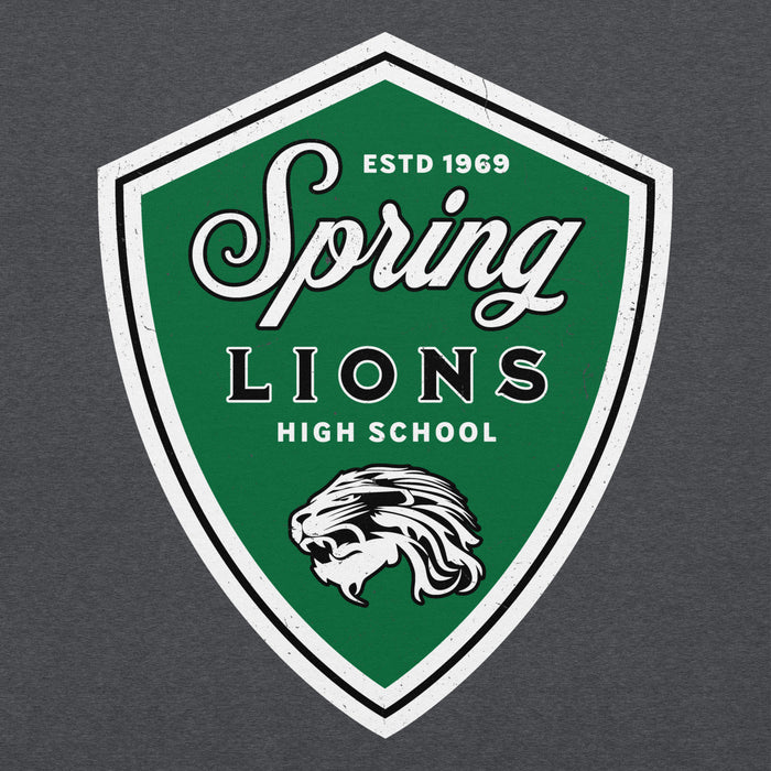 Spring High School Lions Dark Grey Classic Unisex Hoodie 225