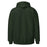 Back view of The Woodlands High School Highlanders Forest Green Classic Unisex Hoodie 207
