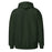 Back view of The Woodlands High School Highlanders Forest Green Classic Unisex Hoodie 241