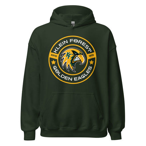 Klein Forest High School Golden Eagles Forest Green Classic Unisex Hoodie 239