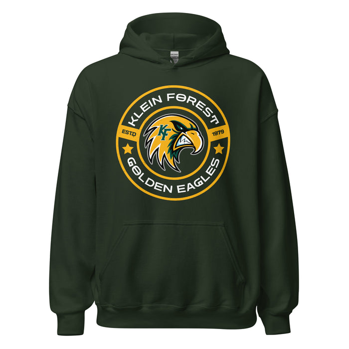 Klein Forest High School Golden Eagles Forest Green Classic Unisex Hoodie 239