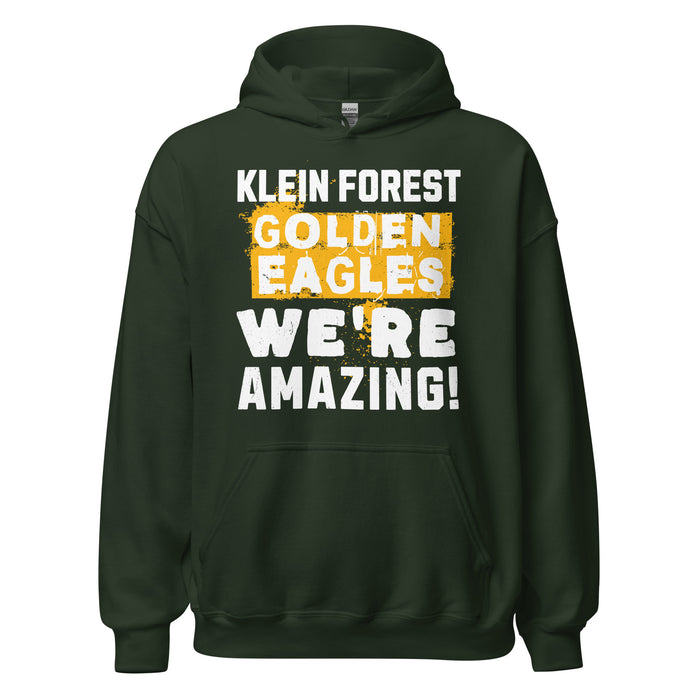 Klein Forest High School Golden Eagles Forest Green Classic Unisex Hoodie 231