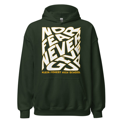 Klein Forest High School Golden Eagles Forest Green Classic Unisex Hoodie 236