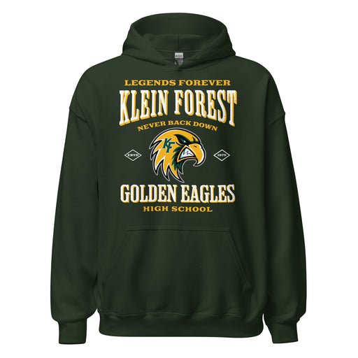 Klein Forest High School Golden Eagles Forest Green Classic Unisex Hoodie 230