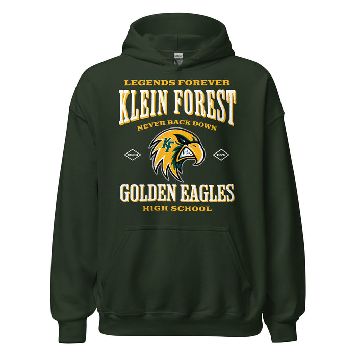 Klein Forest High School Golden Eagles Forest Green Classic Unisex Hoodie 230