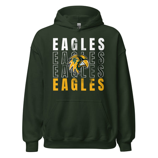 Klein Forest High School Golden Eagles Forest Green Classic Unisex Hoodie 233