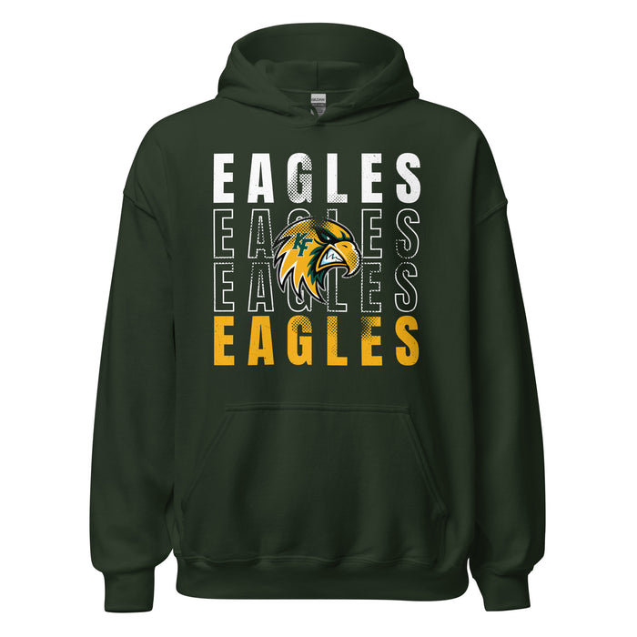 Klein Forest High School Golden Eagles Forest Green Classic Unisex Hoodie 233