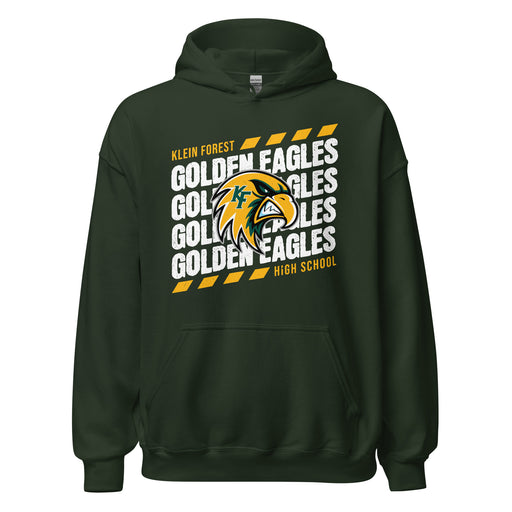Klein Forest High School Golden Eagles Forest Green Classic Unisex Hoodie 223
