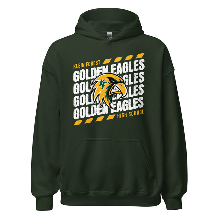 Klein Forest High School Golden Eagles Forest Green Classic Unisex Hoodie 223