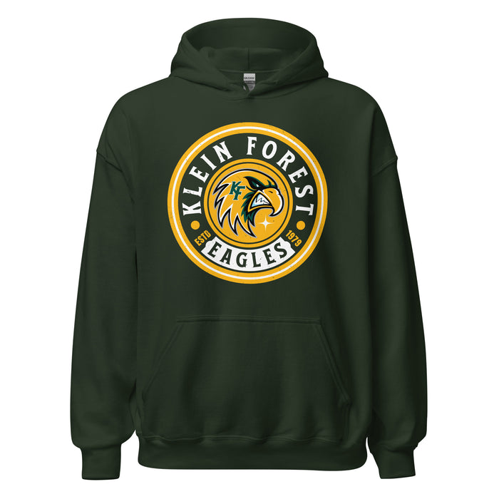 Klein Forest High School Golden Eagles Forest Green Classic Unisex Hoodie 220