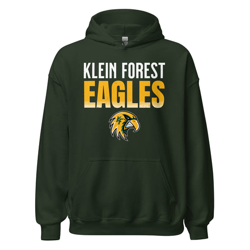 Klein Forest High School Golden Eagles Forest Green Classic Unisex Hoodie 024