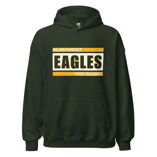 Klein Forest High School Golden Eagles Forest Green Classic Unisex Hoodie 098