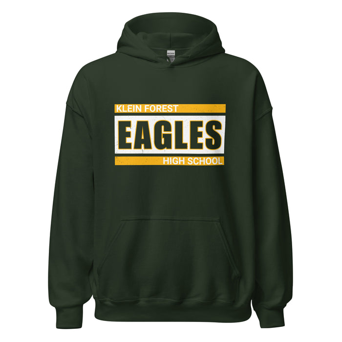 Klein Forest High School Golden Eagles Forest Green Classic Unisex Hoodie 098