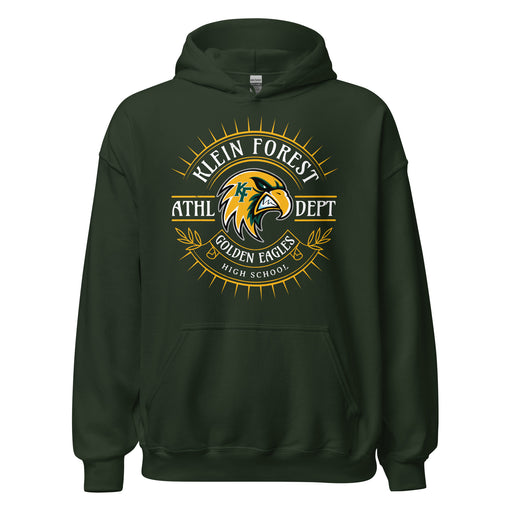 Klein Forest High School Golden Eagles Forest Green Classic Unisex Hoodie 201