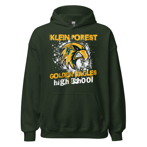 Klein Forest High School Golden Eagles Forest Green Classic Unisex Hoodie 205