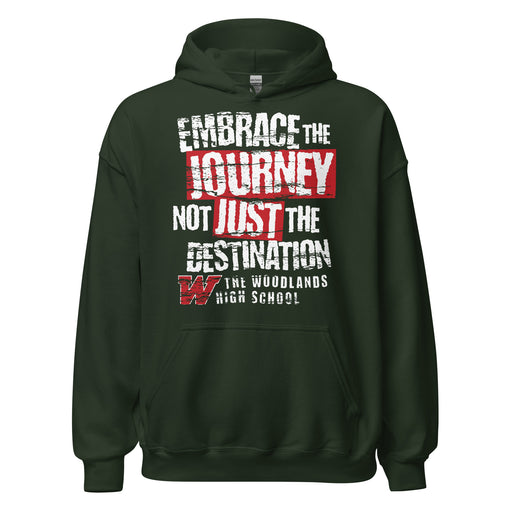 The Woodlands High School Highlanders Forest Green Classic Unisex Hoodie 232