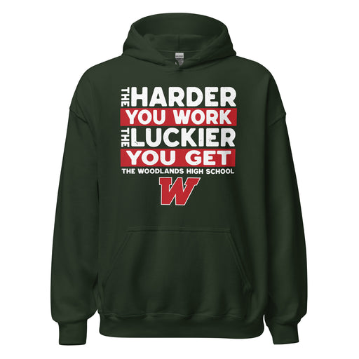 The Woodlands High School Highlanders Forest Green Classic Unisex Hoodie 238