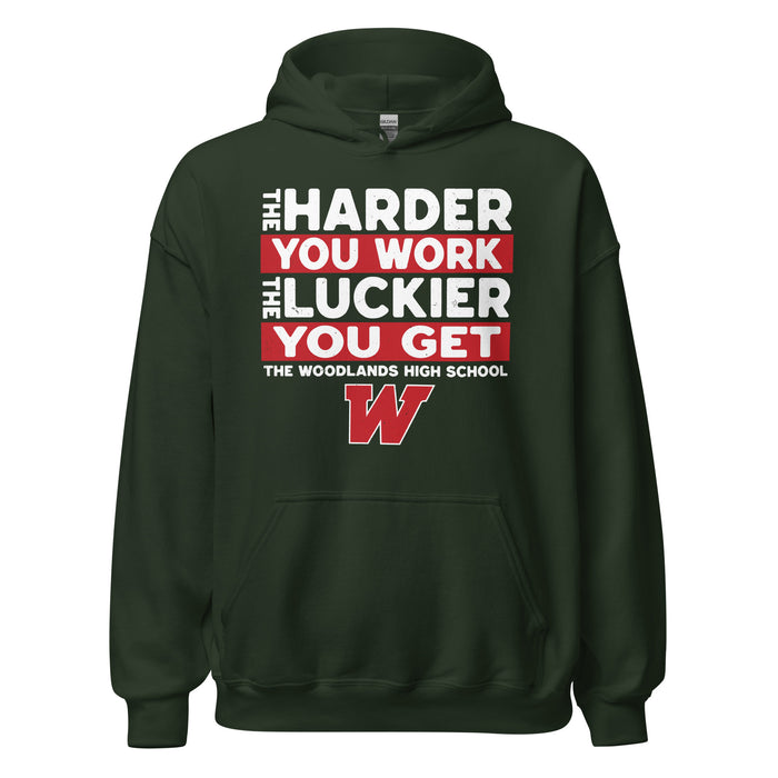 The Woodlands High School Highlanders Forest Green Classic Unisex Hoodie 238