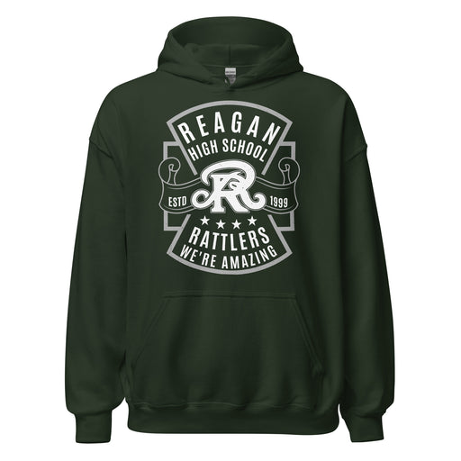 Reagan High School Rattlers Forest Green Classic Unisex Hoodie 207