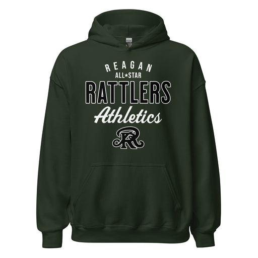 Reagan High School Rattlers Forest Green Classic Unisex Hoodie 034