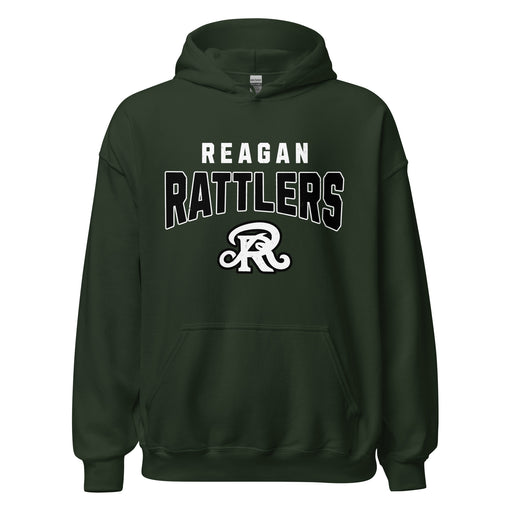 Reagan High School Rattlers Forest Green Classic Unisex Hoodie 034
