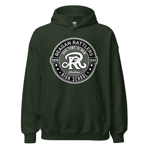 Reagan High School Rattlers Forest Green Classic Unisex Hoodie 224
