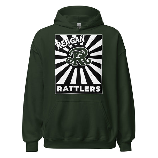 Reagan High School Rattlers Forest Green Classic Unisex Hoodie 226