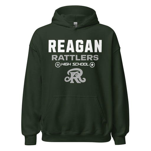 Reagan High School Rattlers Forest Green Classic Unisex Hoodie 003