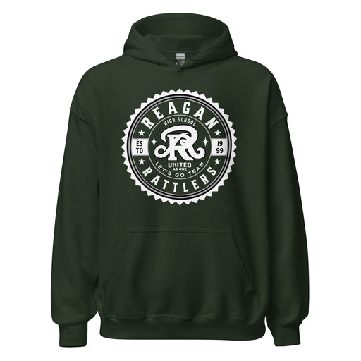 Reagan High School Rattlers Forest Green Classic Unisex Hoodie 203