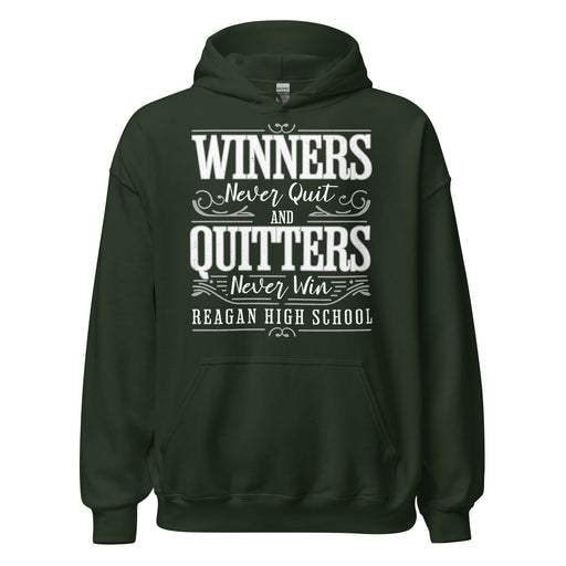 Reagan High School Rattlers Forest Green Classic Unisex Hoodie 237