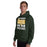 Man wearing Klein Forest High School Golden Eagles Forest Green Classic Unisex Hoodie 231