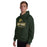 Man wearing Klein Forest High School Golden Eagles Forest Green Classic Unisex Hoodie 202