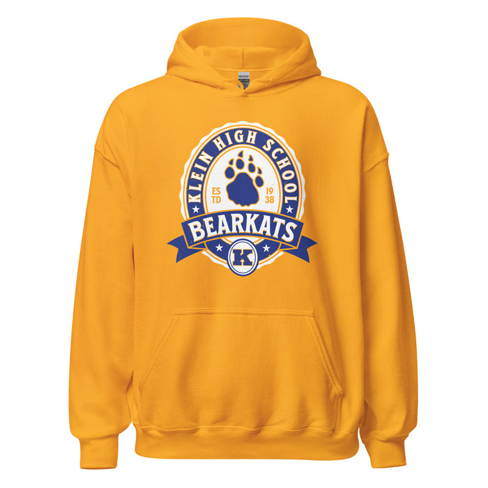 Klein High School Bearkats Gold Classic Unisex Hoodie 212