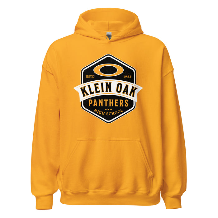 Klein Oak High School Panthers Gold Classic Unisex Hoodie 209
