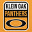 Close-up view of Klein Oak High School Panthers Gold Classic Unisex Hoodie 001