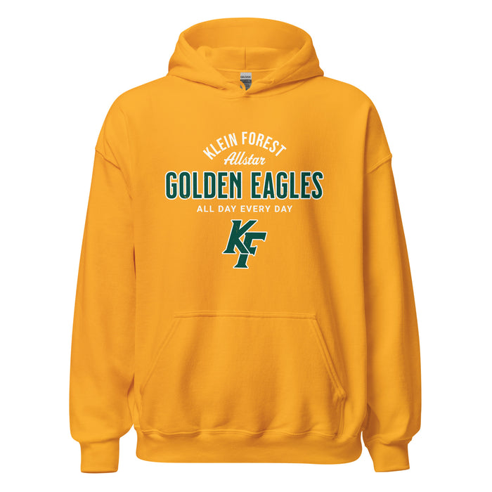 Klein Forest High School Golden Eagles Gold Classic Unisex Hoodie 040
