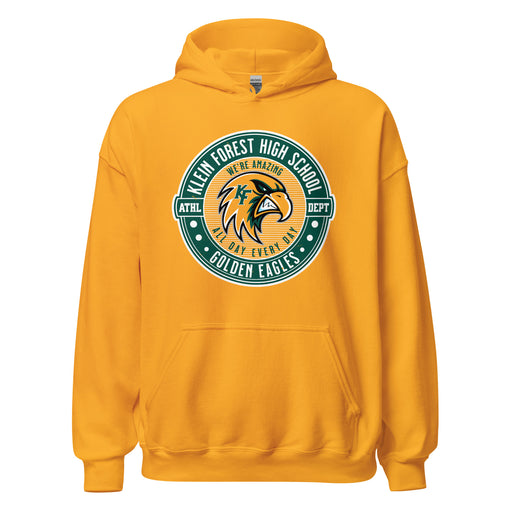 Klein Forest High School Golden Eagles Gold Classic Unisex Hoodie 224