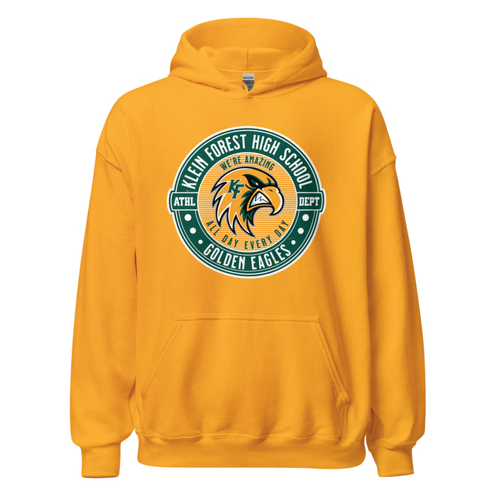 Klein Forest High School Golden Eagles Gold Classic Unisex Hoodie 224