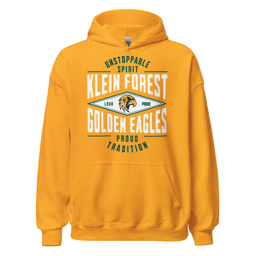 Klein Forest High School Golden Eagles Gold Classic Unisex Hoodie 210