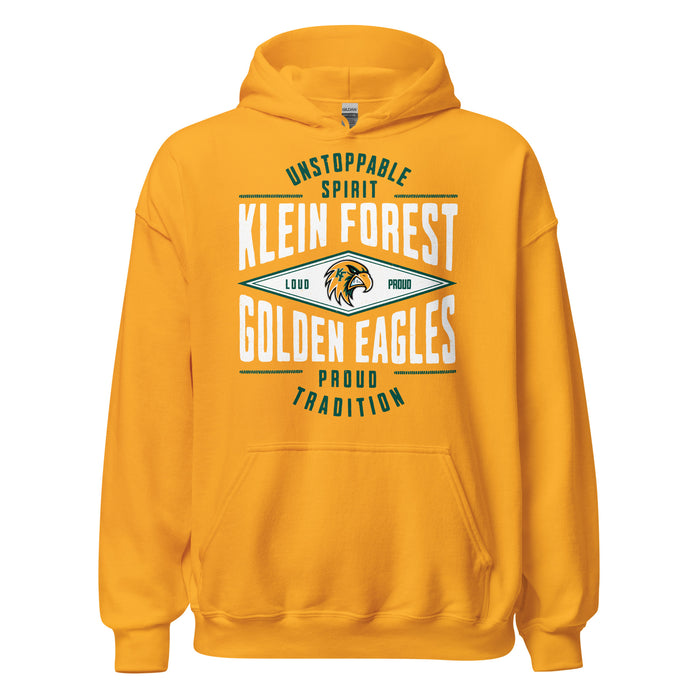 Klein Forest High School Golden Eagles Gold Classic Unisex Hoodie 210
