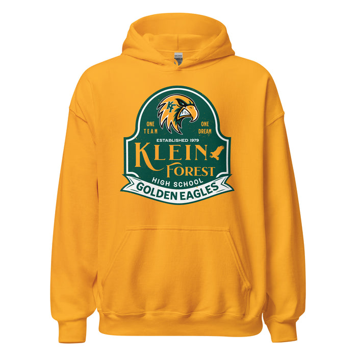 Klein Forest High School Golden Eagles Gold Classic Unisex Hoodie 219