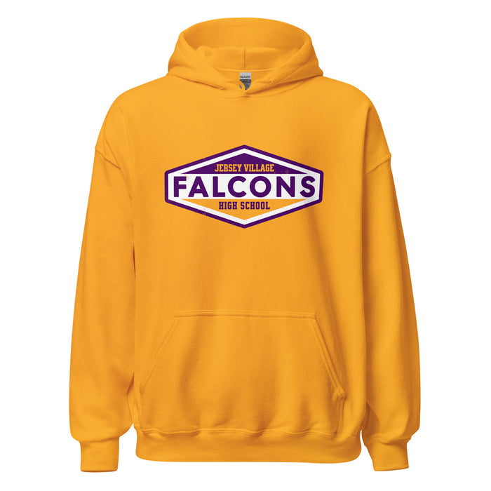 Jersey Village High School Falcons Gold Classic Unisex Hoodie 009