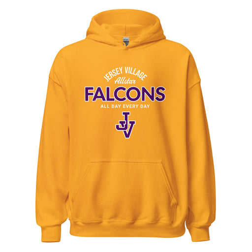 Jersey Village High School Falcons Gold Classic Unisex Hoodie 040